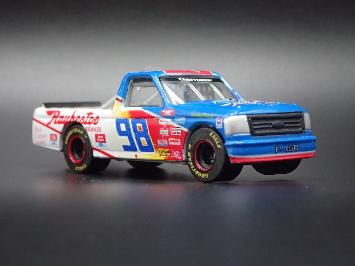 1995 95 FORD F150 #98 BUTCH MILLER NASCAR TRUCK 1:64 SCALE DIORAMA DIECAST CAR