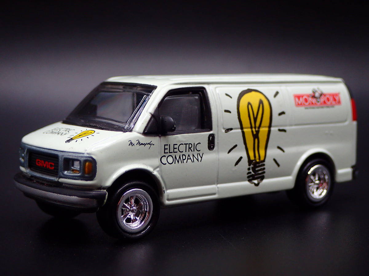 1996-2002 GMC 2500 VAN MONOPOLY 1:64 SCALE COLLECTIBLE DIECAST MODEL CAR