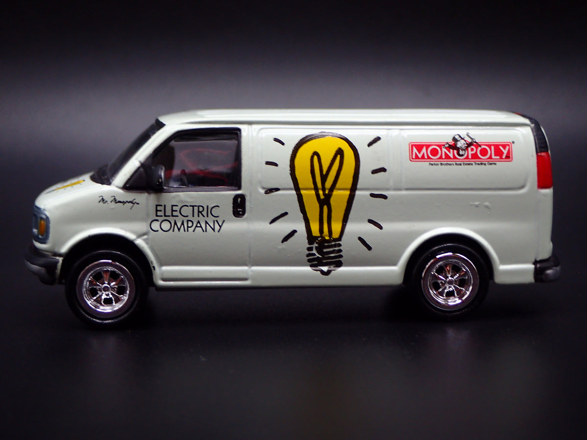 1996-2002 GMC 2500 VAN MONOPOLY 1:64 SCALE COLLECTIBLE DIECAST MODEL CAR