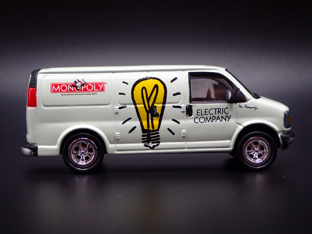 1996-2002 GMC 2500 VAN MONOPOLY 1:64 SCALE COLLECTIBLE DIECAST MODEL CAR