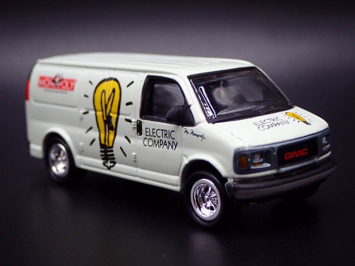 1996-2002 GMC 2500 VAN MONOPOLY 1:64 SCALE COLLECTIBLE DIECAST MODEL CAR
