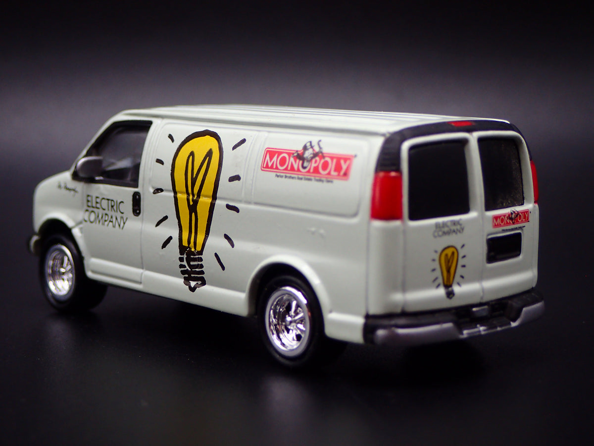 1996-2002 GMC 2500 VAN MONOPOLY 1:64 SCALE COLLECTIBLE DIECAST MODEL CAR