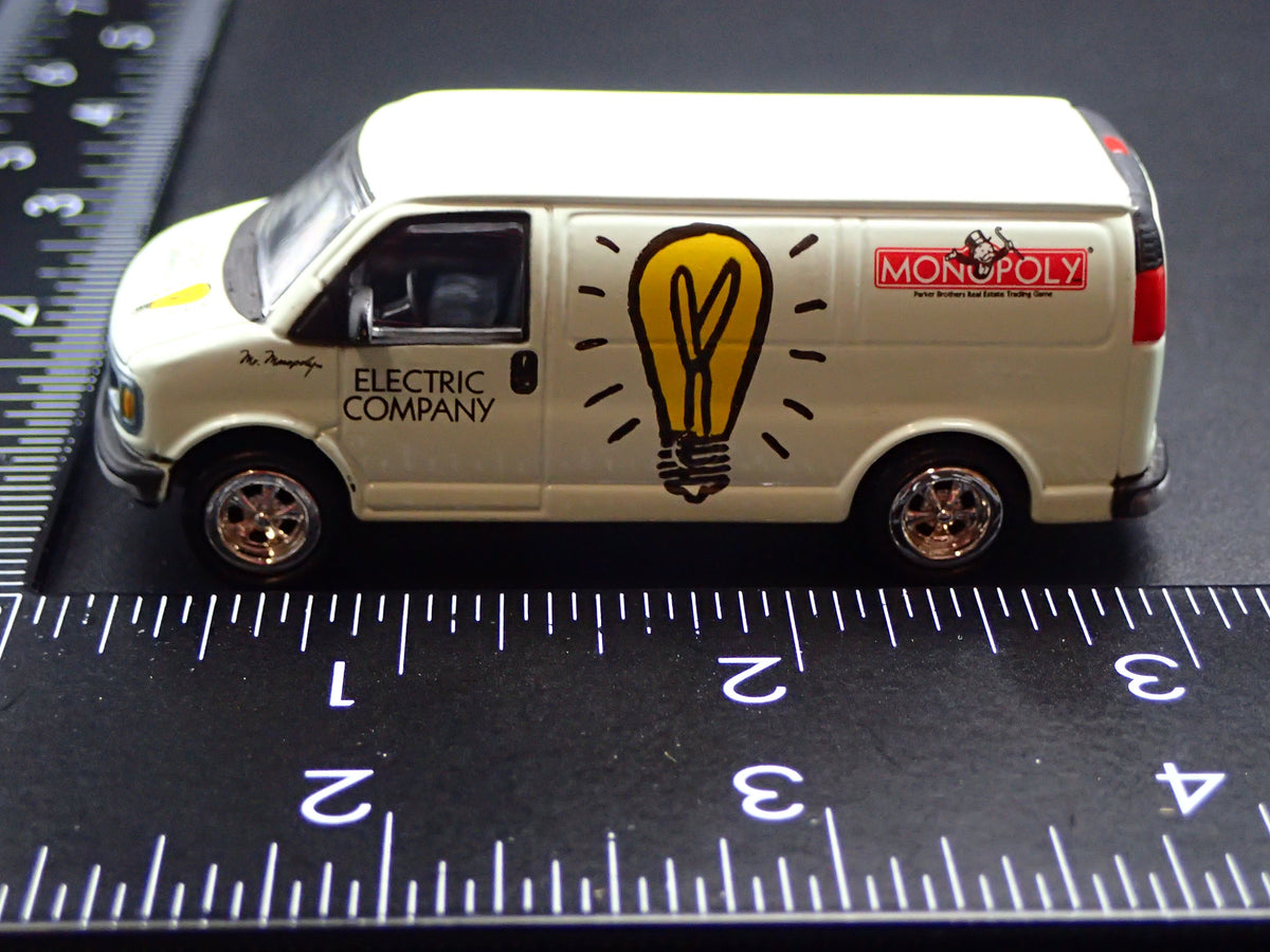 1996-2002 GMC 2500 VAN MONOPOLY 1:64 SCALE COLLECTIBLE DIECAST MODEL CAR