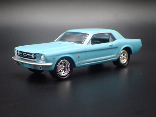 1965 65 FORD MUSTANG COUPE RARE 1:64 SCALE COLLECTIBLE DIORAMA DIECAST MODEL CAR