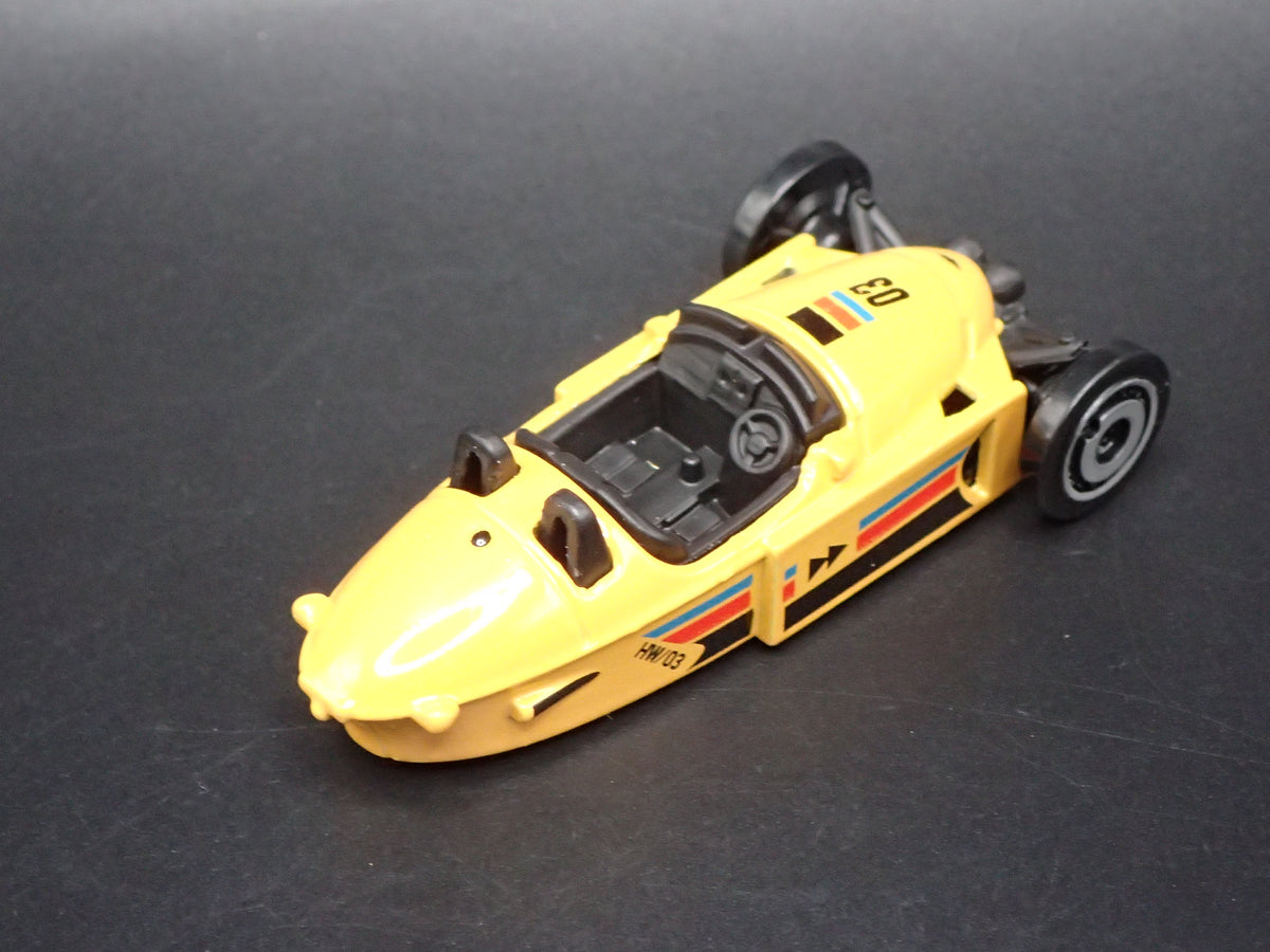 2022-2026 MORGAN SUPER 3 YELLOW 1:64 SCALE COLLECTIBLE DIECAST MODEL CAR