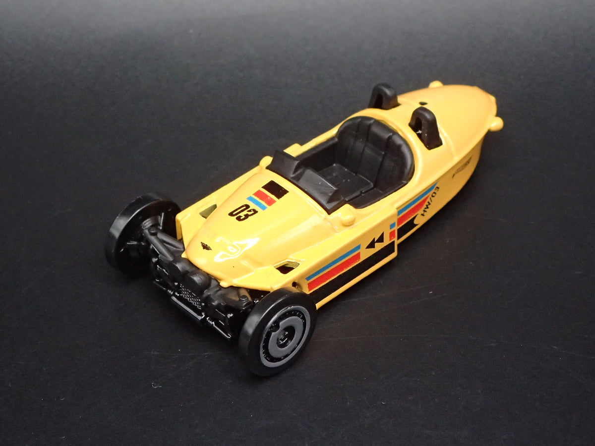 2022-2026 MORGAN SUPER 3 YELLOW 1:64 SCALE COLLECTIBLE DIECAST MODEL CAR