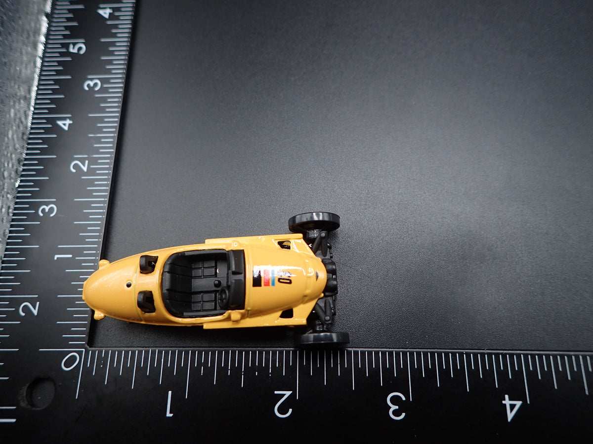 2022-2026 MORGAN SUPER 3 YELLOW 1:64 SCALE COLLECTIBLE DIECAST MODEL CAR