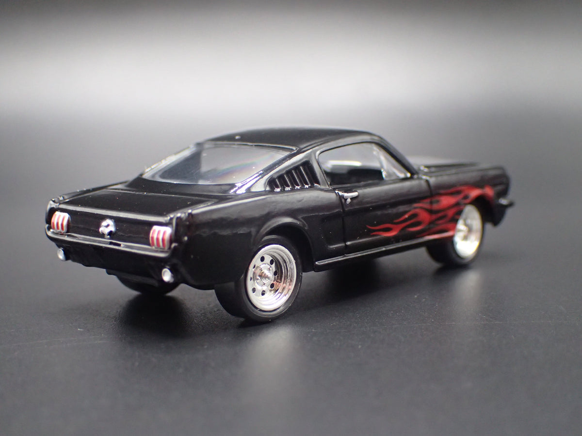 1965 65 FORD MUSTANG FASTBACK BLACK 1:64 SCALE COLLECTIBLE DIECAST MODEL CAR