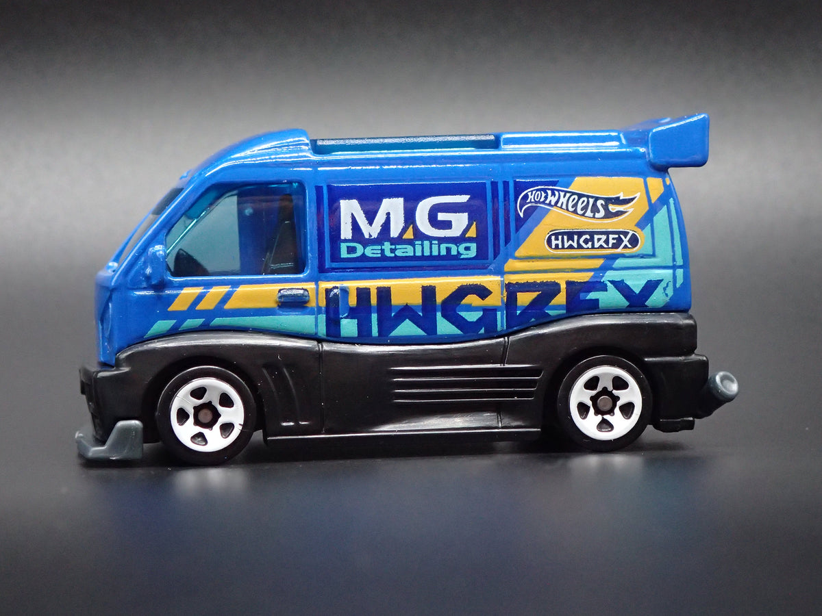 KEI SWAP VAN MG DETAILING BLUE 1:64 SCALE COLLECTIBLE DIORAMA DIECAST MODEL CAR