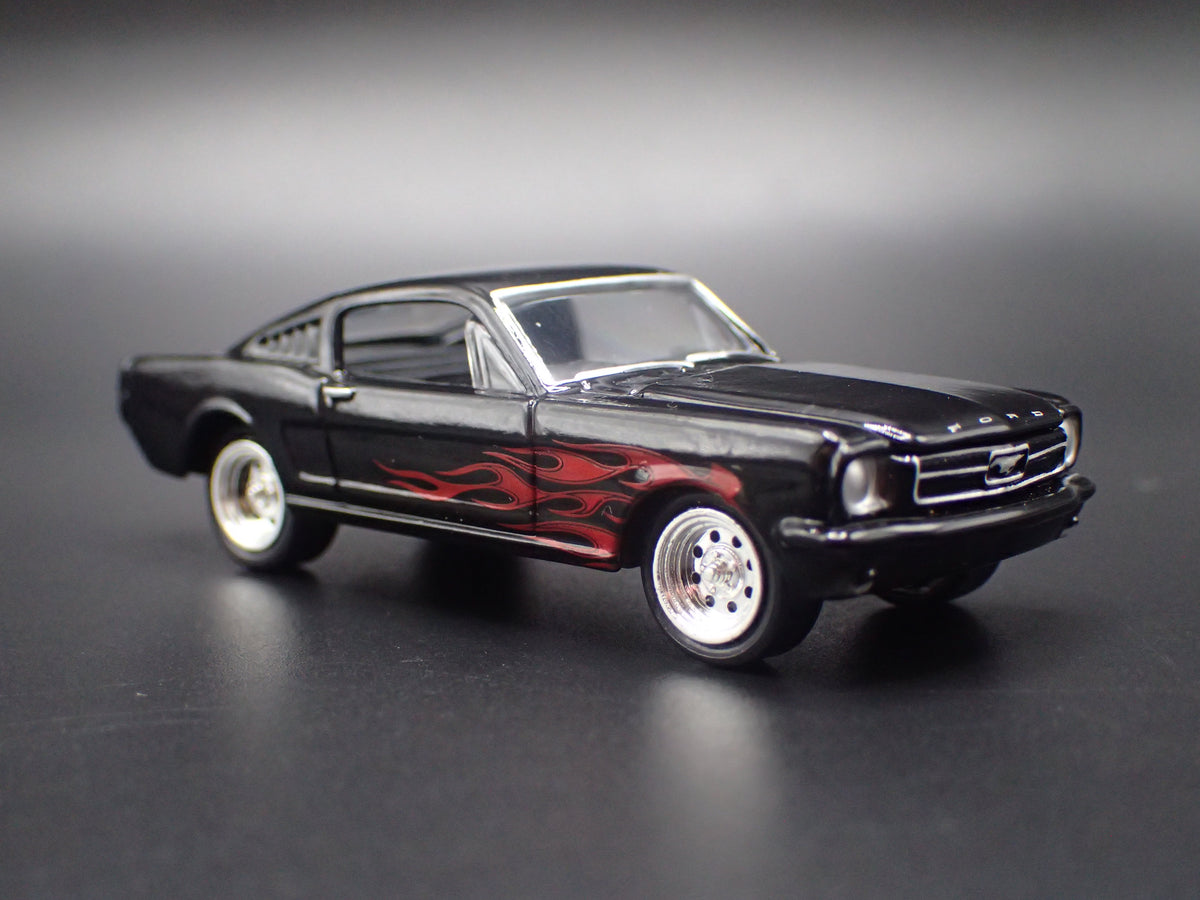 1965 65 FORD MUSTANG FASTBACK BLACK 1:64 SCALE COLLECTIBLE DIECAST MODEL CAR