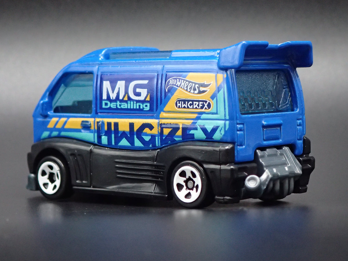 KEI SWAP VAN MG DETAILING BLUE 1:64 SCALE COLLECTIBLE DIORAMA DIECAST MODEL CAR