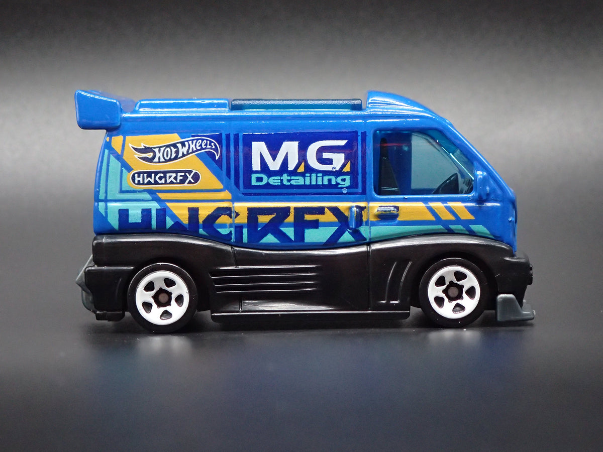 KEI SWAP VAN MG DETAILING BLUE 1:64 SCALE COLLECTIBLE DIORAMA DIECAST MODEL CAR