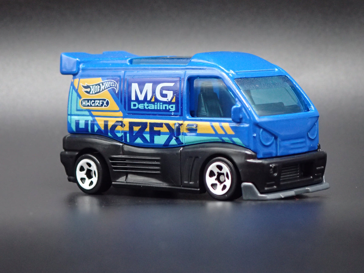 KEI SWAP VAN MG DETAILING BLUE 1:64 SCALE COLLECTIBLE DIORAMA DIECAST MODEL CAR