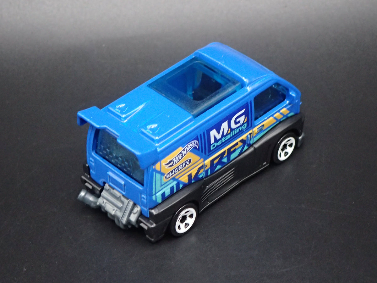 KEI SWAP VAN MG DETAILING BLUE 1:64 SCALE COLLECTIBLE DIORAMA DIECAST MODEL CAR