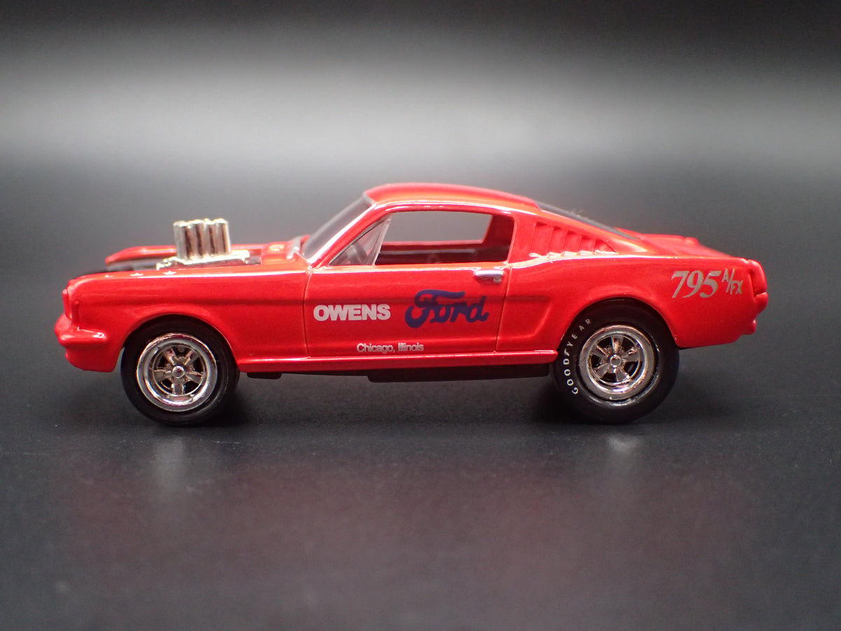 1965 65 FORD MUSTANG FASTBACK RED 1:64 SCALE COLLECTIBLE DIECAST MODEL CAR