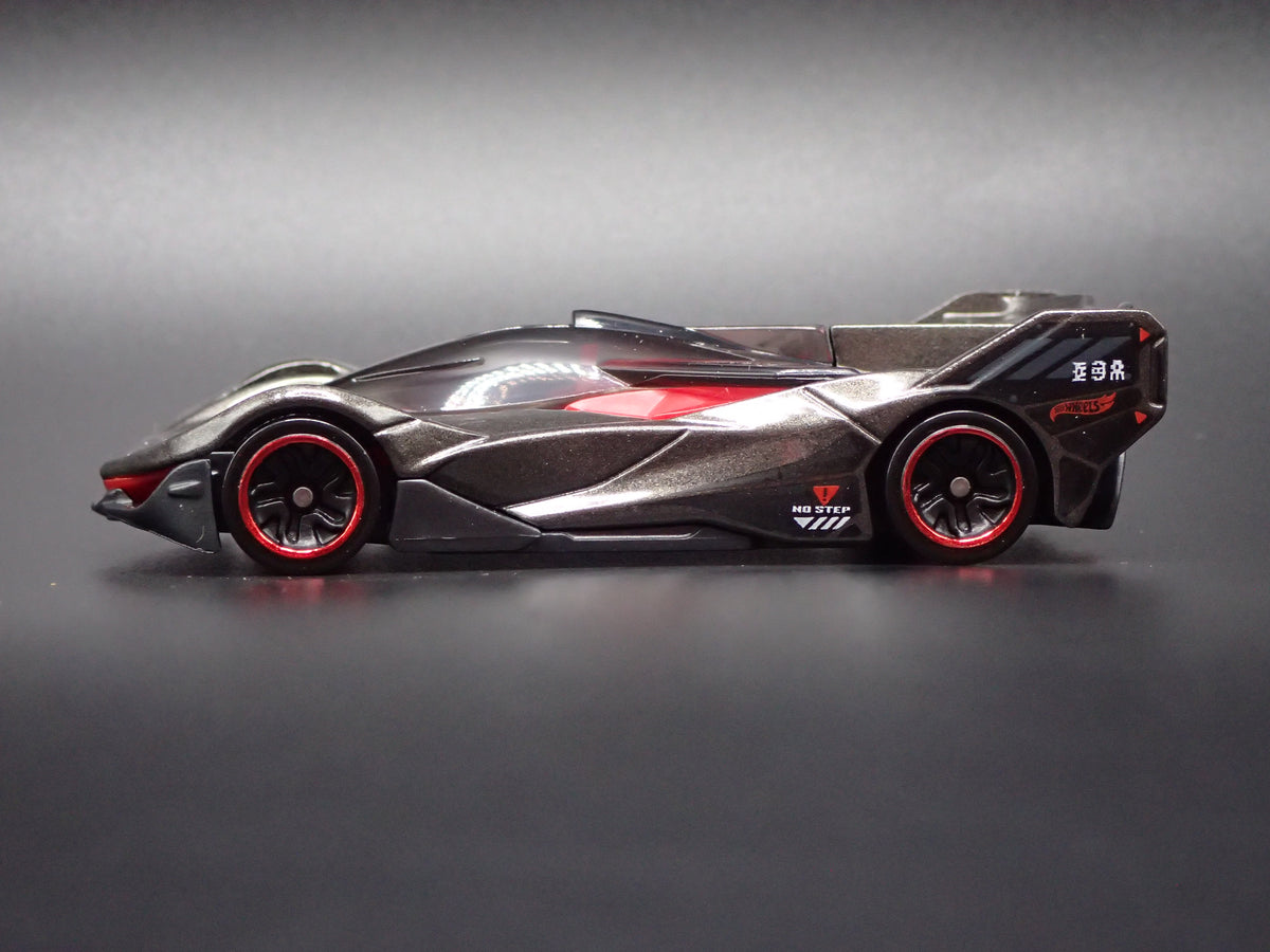 X-CCELERON RACE CAR BLACK 1:64 SCALE COLLECTIBLE DIORAMA DIECAST MODEL CAR