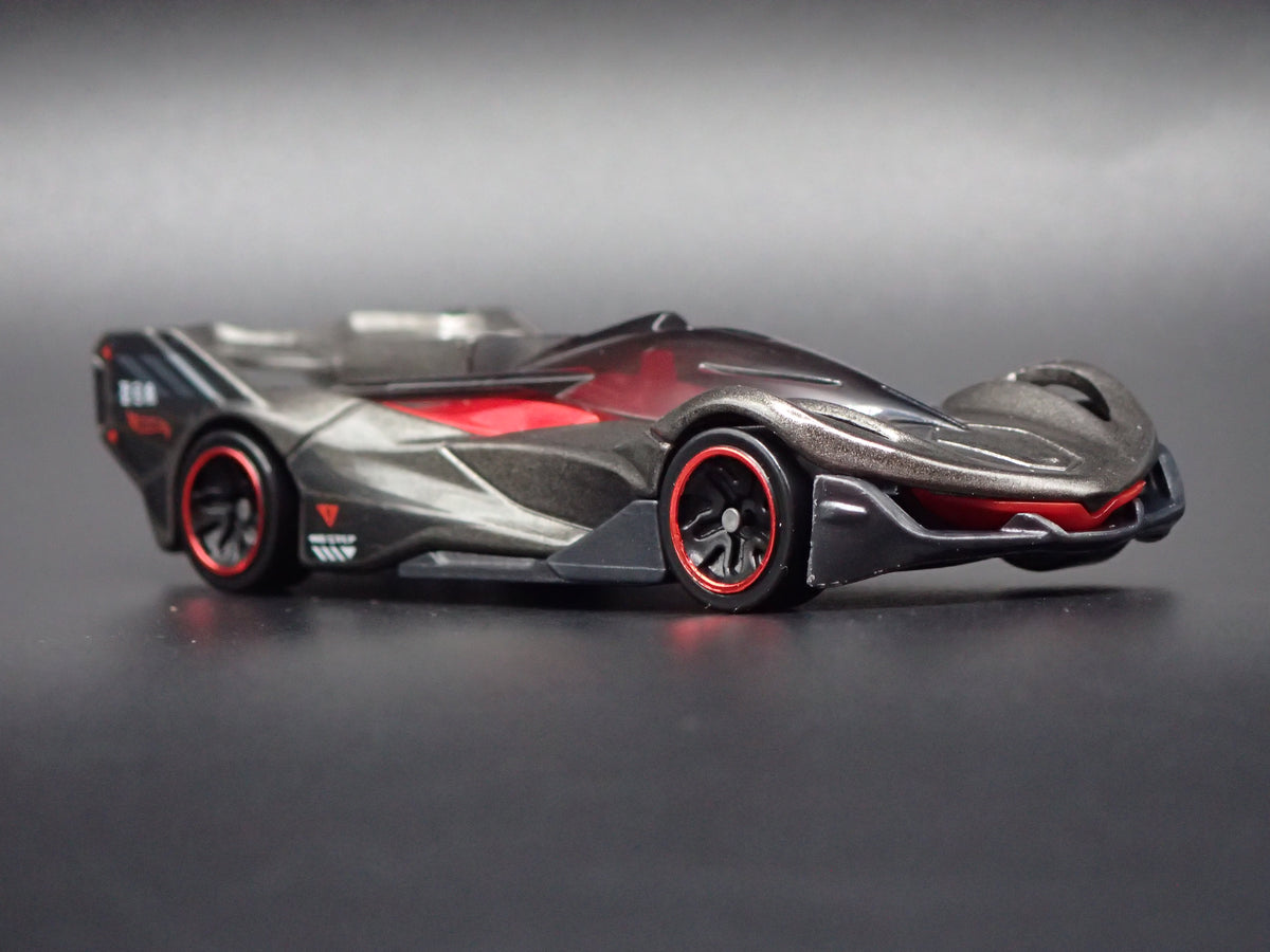 X-CCELERON RACE CAR BLACK 1:64 SCALE COLLECTIBLE DIORAMA DIECAST MODEL CAR