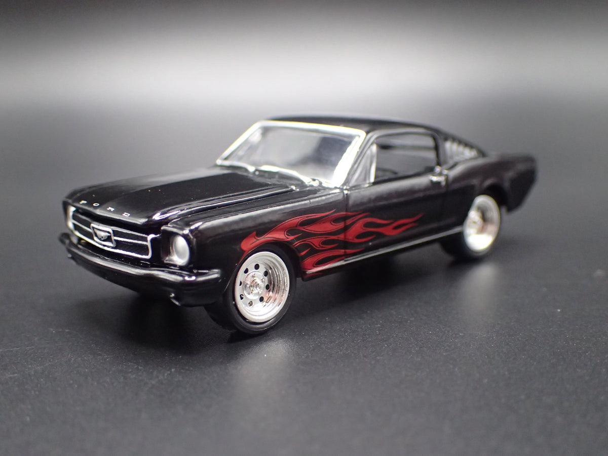 1965 65 FORD MUSTANG FASTBACK BLACK 1:64 SCALE COLLECTIBLE DIECAST MODEL CAR