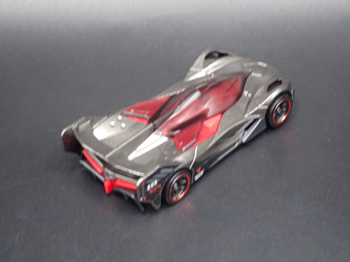 X-CCELERON RACE CAR BLACK 1:64 SCALE COLLECTIBLE DIORAMA DIECAST MODEL CAR