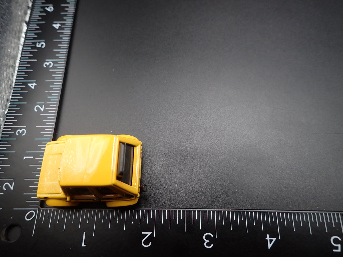 1974-1983 VW VOLKSWAGEN GOLF MK1 TOONED YELLOW 1:64 SCALE DIECAST MODEL CAR
