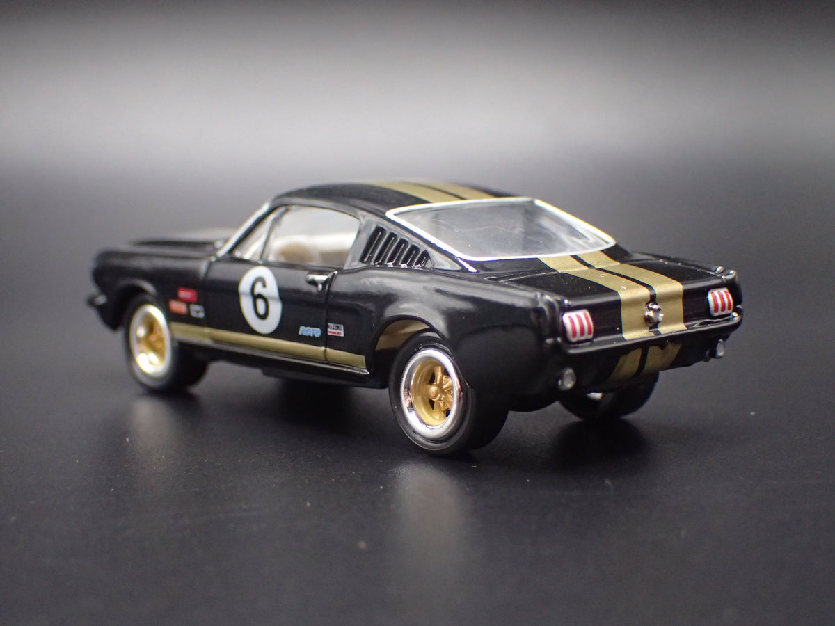 1965 65 FORD MUSTANG FASTBACK BLACK 1:64 SCALE COLLECTIBLE DIECAST MODEL CAR