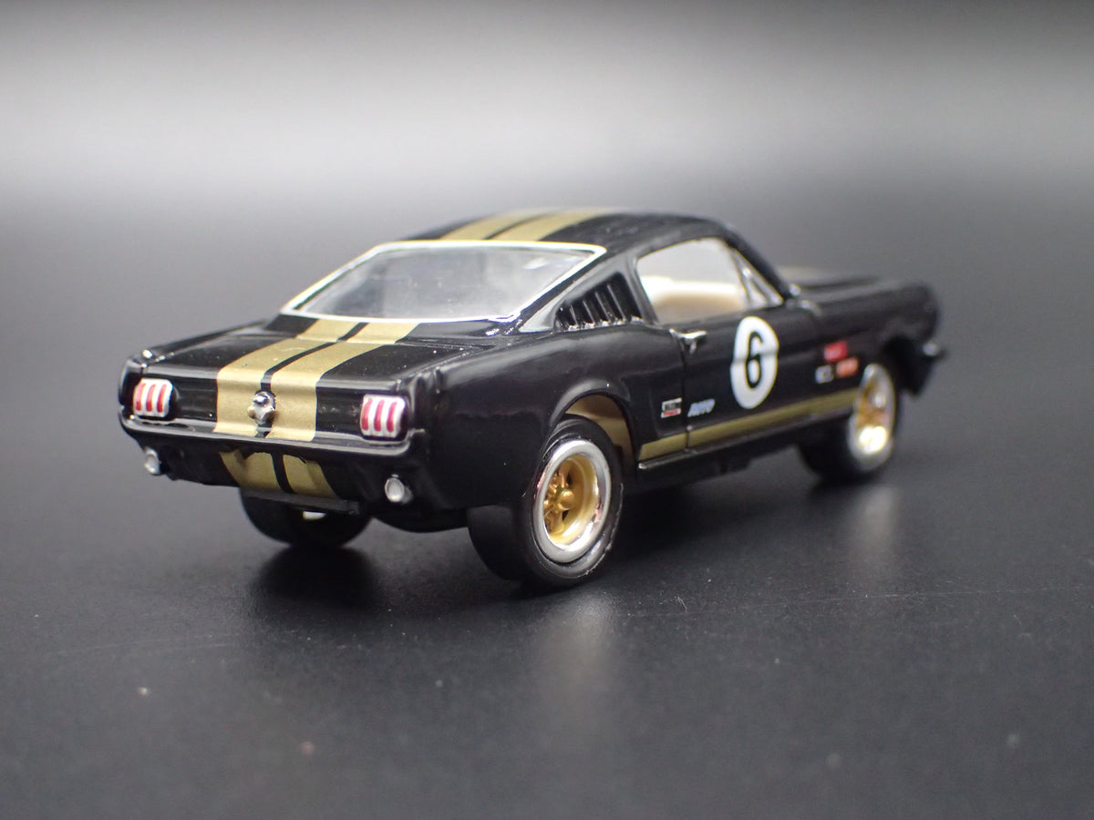 1965 65 FORD MUSTANG FASTBACK BLACK 1:64 SCALE COLLECTIBLE DIECAST MODEL CAR