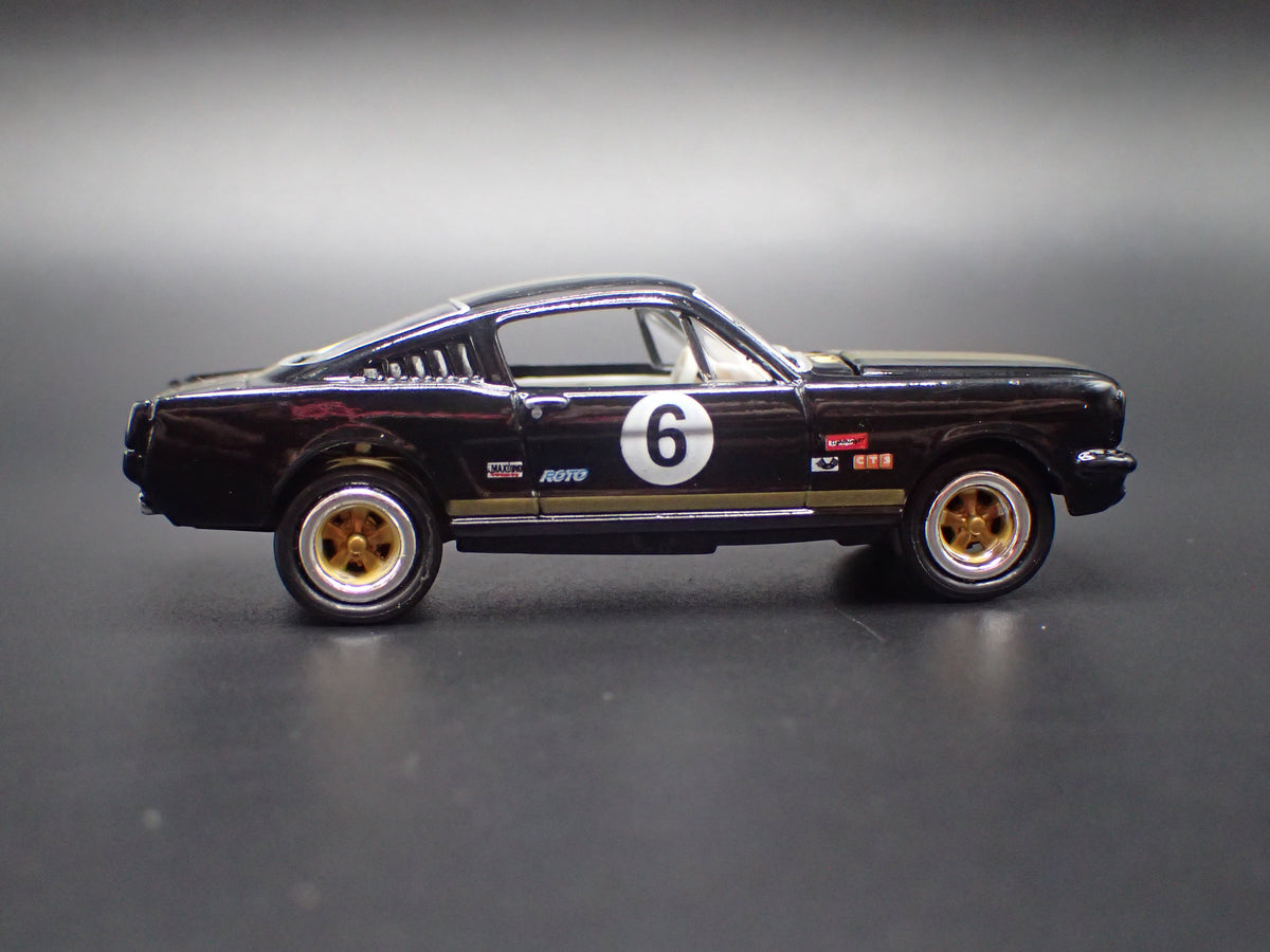 1965 65 FORD MUSTANG FASTBACK BLACK 1:64 SCALE COLLECTIBLE DIECAST MODEL CAR