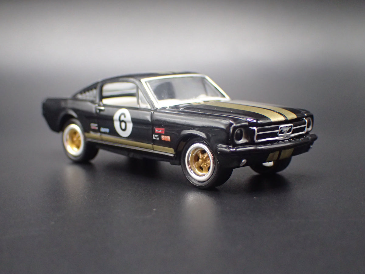 1965 65 FORD MUSTANG FASTBACK BLACK 1:64 SCALE COLLECTIBLE DIECAST MODEL CAR