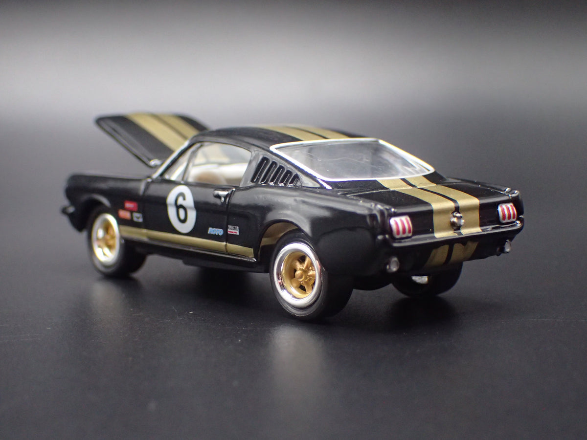 1965 65 FORD MUSTANG FASTBACK BLACK 1:64 SCALE COLLECTIBLE DIECAST MODEL CAR