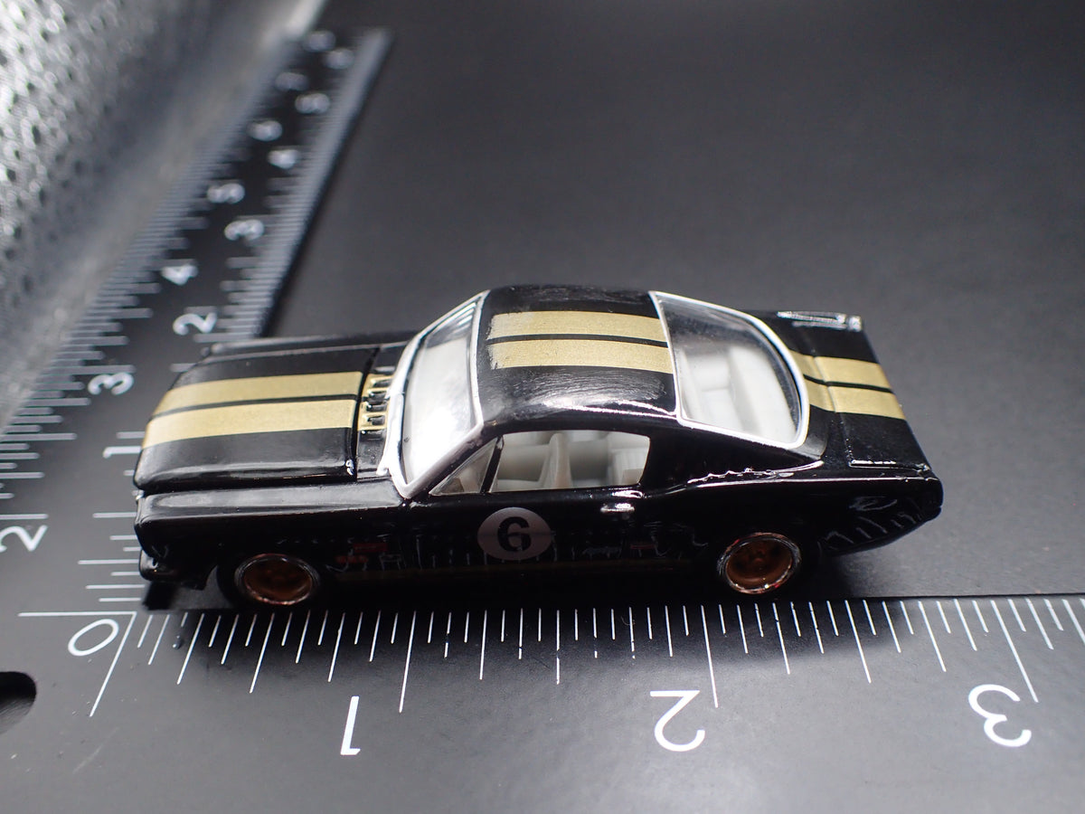 1965 65 FORD MUSTANG FASTBACK BLACK 1:64 SCALE COLLECTIBLE DIECAST MODEL CAR