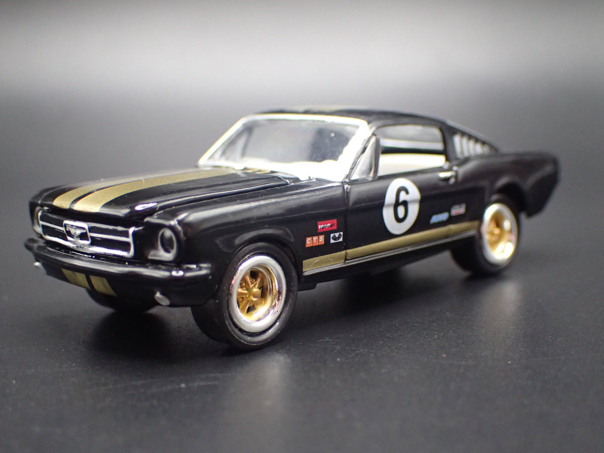 1965 65 FORD MUSTANG FASTBACK BLACK 1:64 SCALE COLLECTIBLE DIECAST MODEL CAR