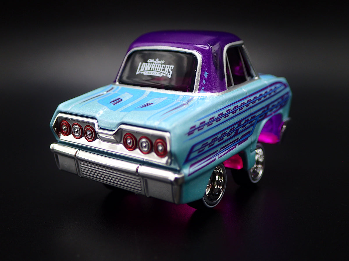1963 63 CHEVY CHEVROLET IMPALA CAR TUNED LOWRIDER 1:64 SCALE DIECAST MODEL CAR