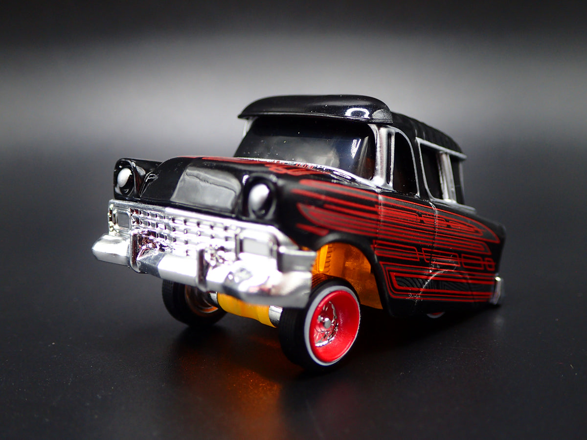 1956 56 CHEVY CHEVROLET NOMAD WAGON TUNED LOWRIDER 1:64 SCALE DIECAST MODEL CAR