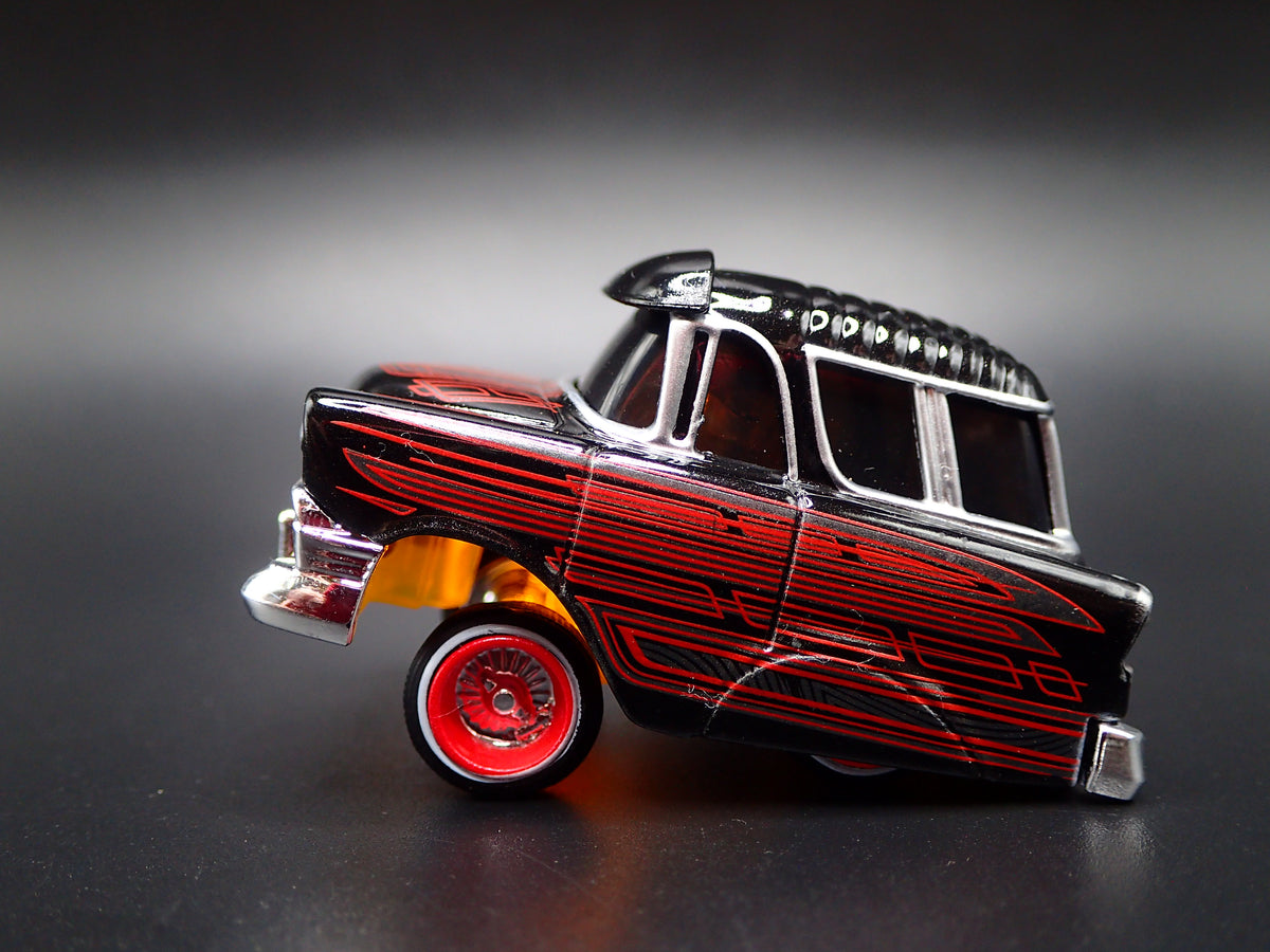 1956 56 CHEVY CHEVROLET NOMAD WAGON TUNED LOWRIDER 1:64 SCALE DIECAST MODEL CAR