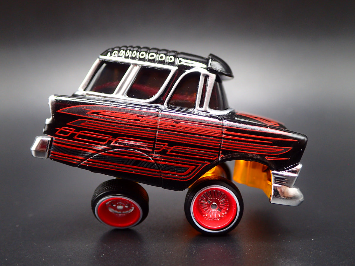 1956 56 CHEVY CHEVROLET NOMAD WAGON TUNED LOWRIDER 1:64 SCALE DIECAST MODEL CAR