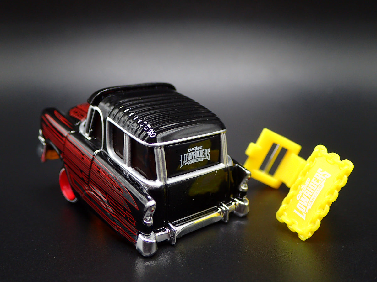 1956 56 CHEVY CHEVROLET NOMAD WAGON TUNED LOWRIDER 1:64 SCALE DIECAST MODEL CAR