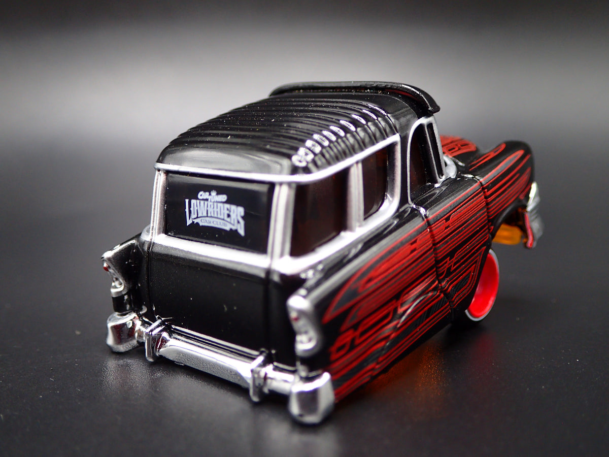 1956 56 CHEVY CHEVROLET NOMAD WAGON TUNED LOWRIDER 1:64 SCALE DIECAST MODEL CAR