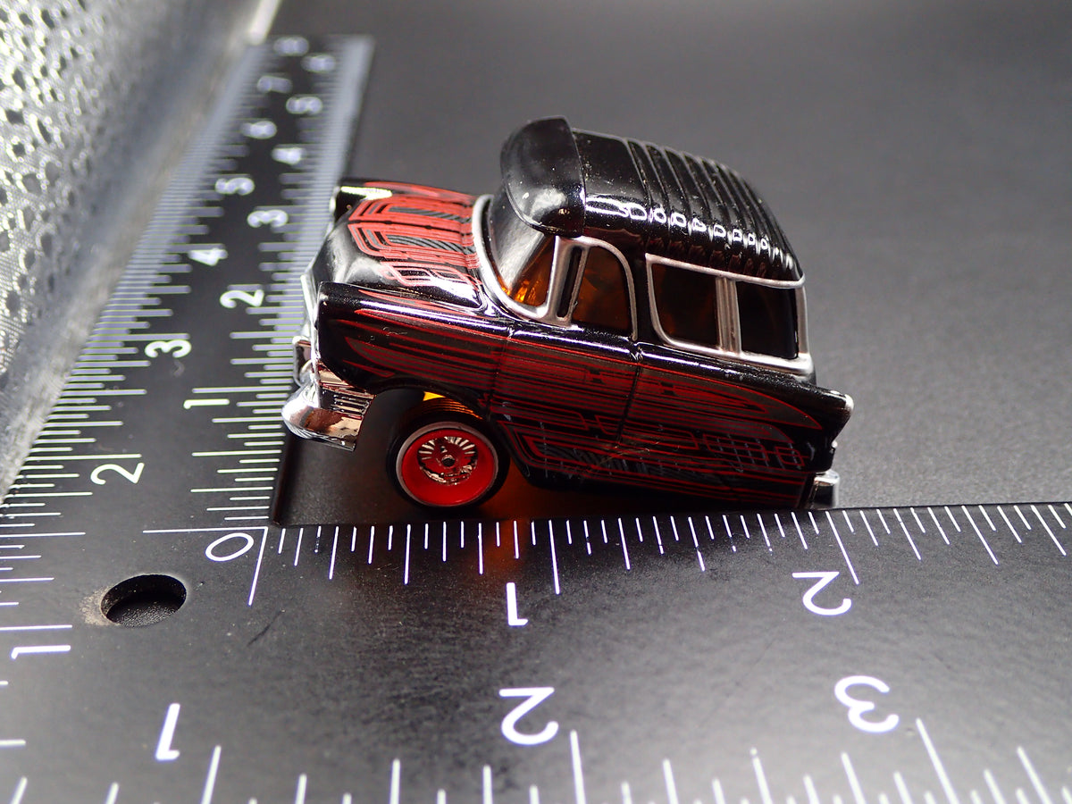 1956 56 CHEVY CHEVROLET NOMAD WAGON TUNED LOWRIDER 1:64 SCALE DIECAST MODEL CAR