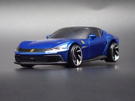 2024-2026 FERRARI 12CILINDRI BLUE 1:64 SCALE COLLECTIBLE DIECAST MODEL CAR