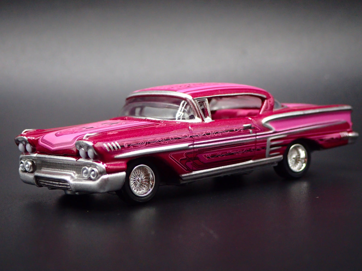 1958 58 CHEVY CHEVROLET IMPALA LOWRIDER 1:64 SCALE COLLECTIBLE DIECAST MODEL CAR