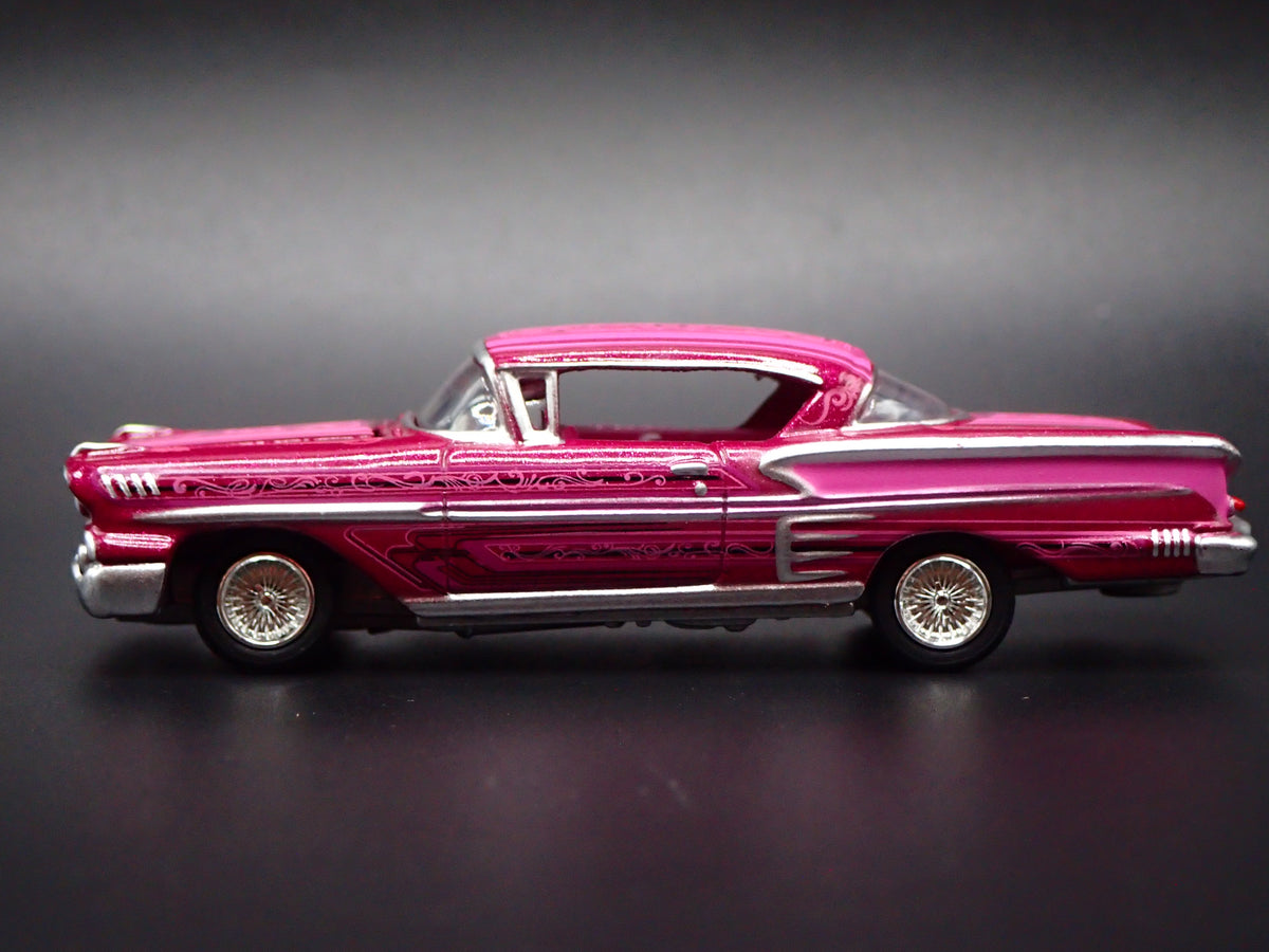 1958 58 CHEVY CHEVROLET IMPALA LOWRIDER 1:64 SCALE COLLECTIBLE DIECAST MODEL CAR
