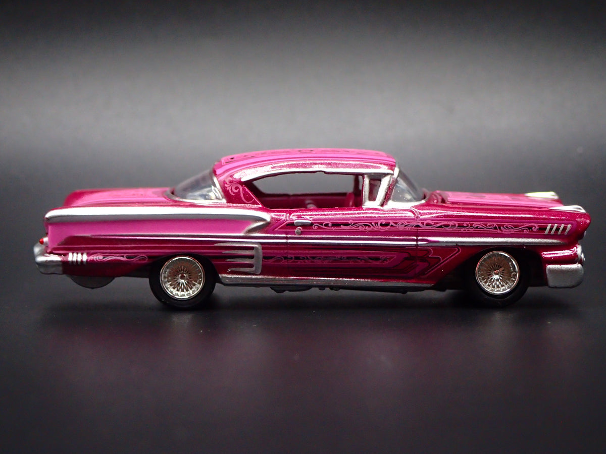 1958 58 CHEVY CHEVROLET IMPALA LOWRIDER 1:64 SCALE COLLECTIBLE DIECAST MODEL CAR