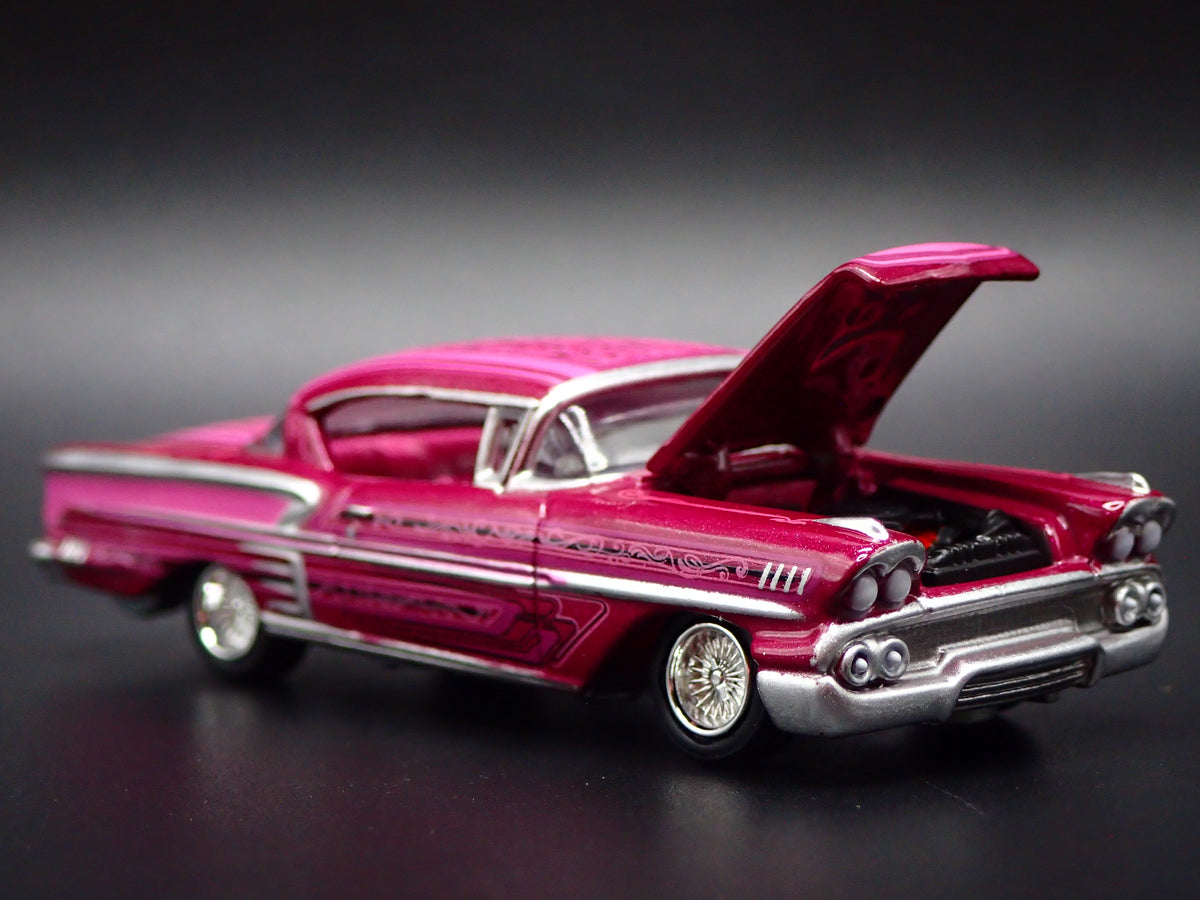 1958 58 CHEVY CHEVROLET IMPALA LOWRIDER 1:64 SCALE COLLECTIBLE DIECAST MODEL CAR