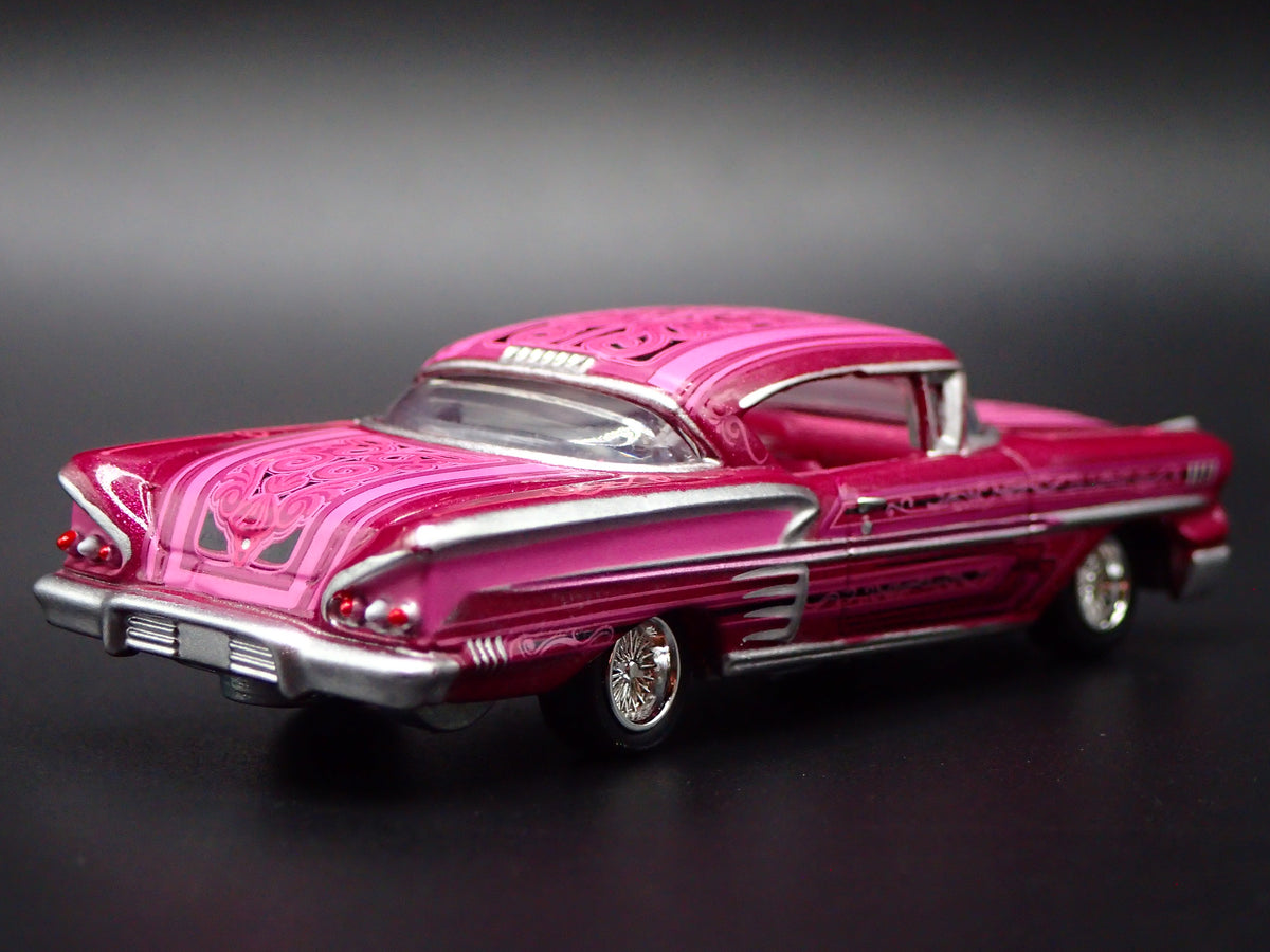 1958 58 CHEVY CHEVROLET IMPALA LOWRIDER 1:64 SCALE COLLECTIBLE DIECAST MODEL CAR