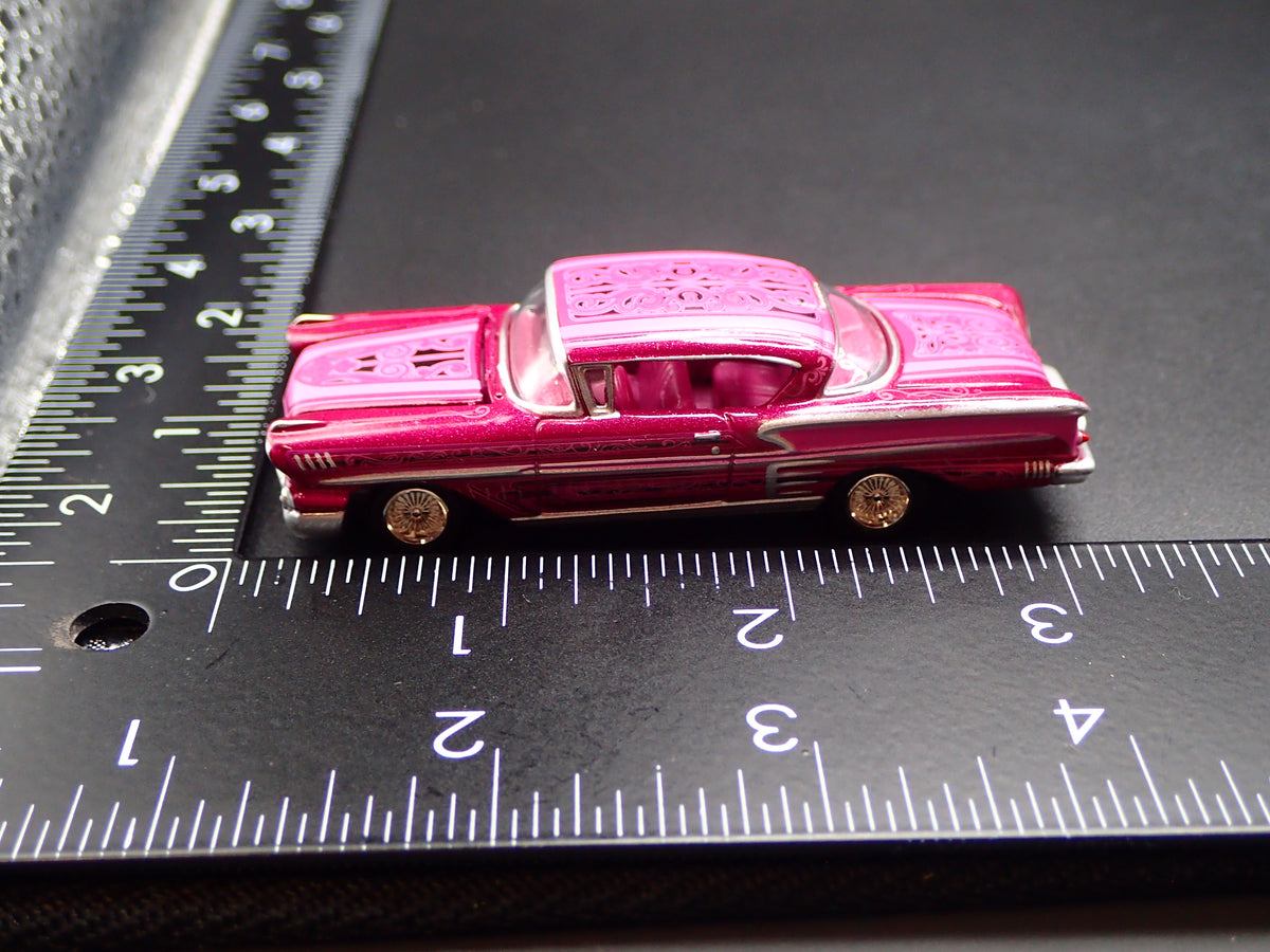 1958 58 CHEVY CHEVROLET IMPALA LOWRIDER 1:64 SCALE COLLECTIBLE DIECAST MODEL CAR