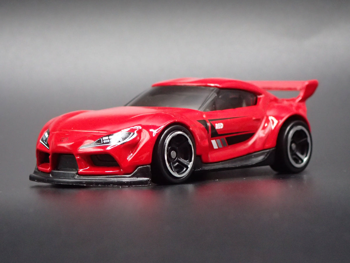 2020-2026 TOYOTA GR SUPRA RED 1/64 SCALE COLLECTIBLE DIORAMA DIECAST MODEL CAR