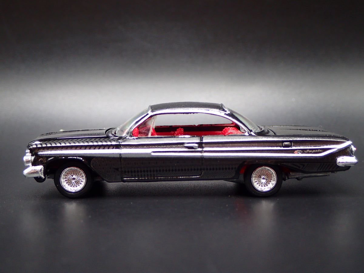 1961 61 CHEVY CHEVROLET IMPALA SS LOWRIDER GRAY 1:64 SCALE DIECAST MODEL CAR