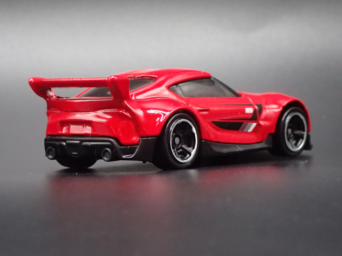 2020-2026 TOYOTA GR SUPRA RED 1/64 SCALE COLLECTIBLE DIORAMA DIECAST MODEL CAR