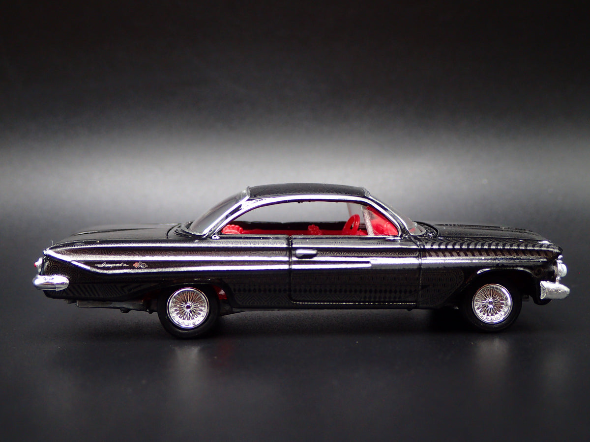 1961 61 CHEVY CHEVROLET IMPALA SS LOWRIDER GRAY 1:64 SCALE DIECAST MODEL CAR