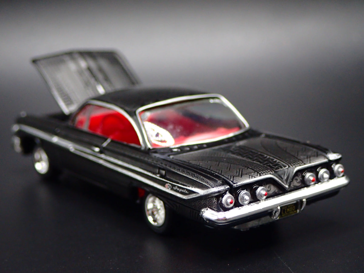 1961 61 CHEVY CHEVROLET IMPALA SS LOWRIDER GRAY 1:64 SCALE DIECAST MODEL CAR